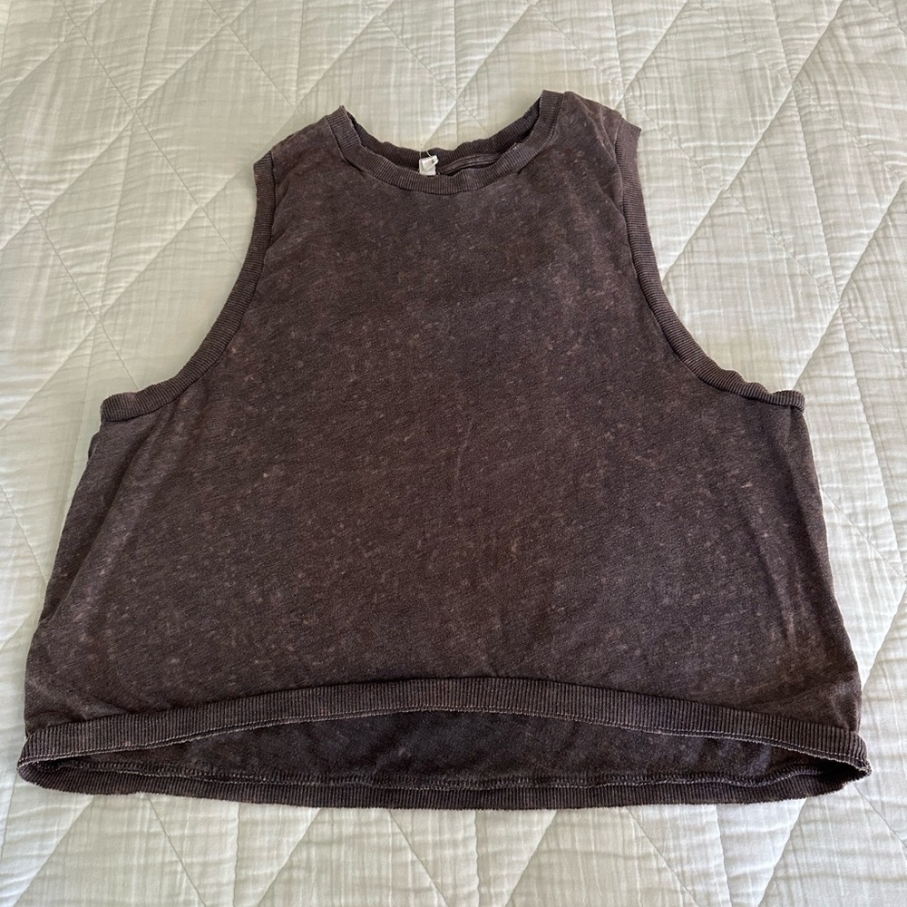 Free People Movement women’s love tank charcoal size M